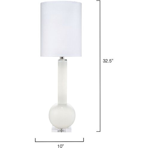 Studio 33 inch 60.00 watt White Table Lamp Portable Light
