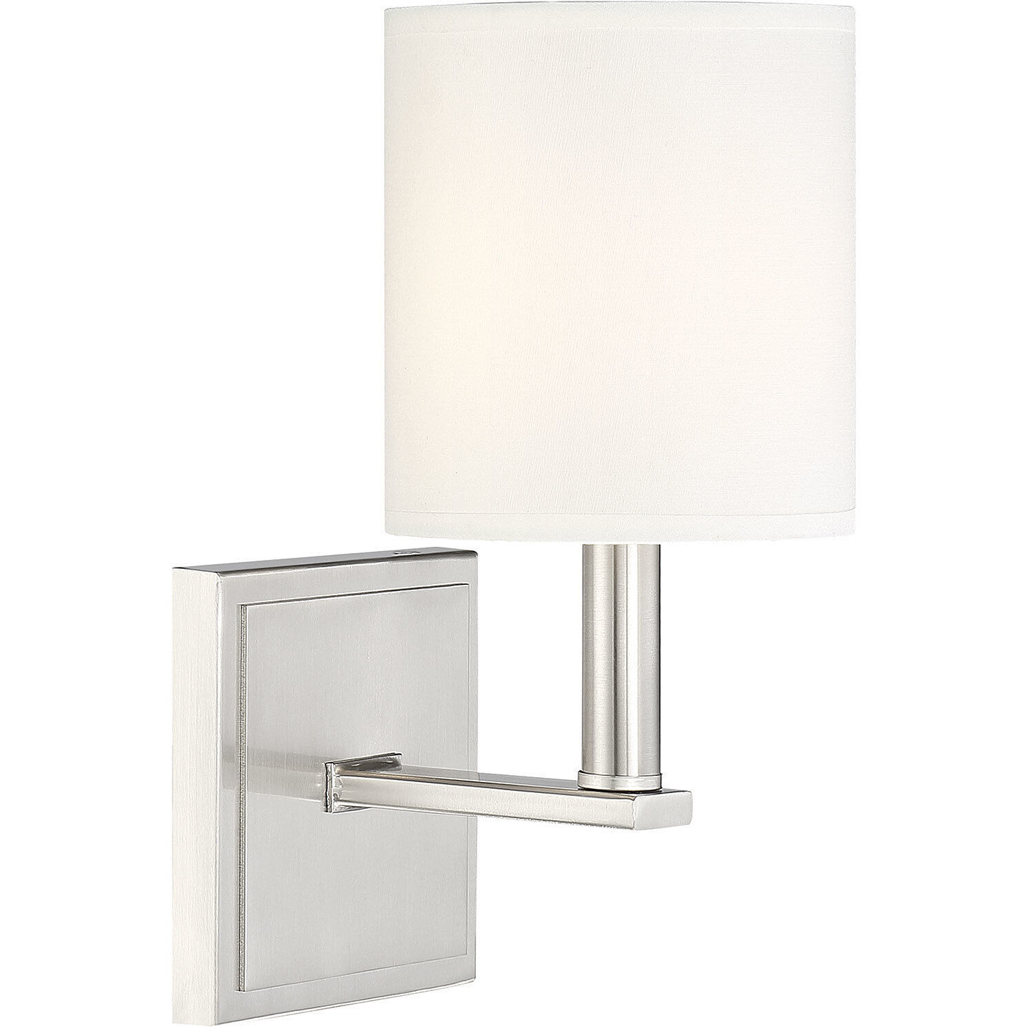 Waverly 1 Light 5 inch Satin Nickel Wall Sconce Wall Light, Essentials