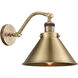Franklin Restoration Briarcliff 1 Light 8 inch Brushed Brass Sconce Wall Light, Franklin Restoration