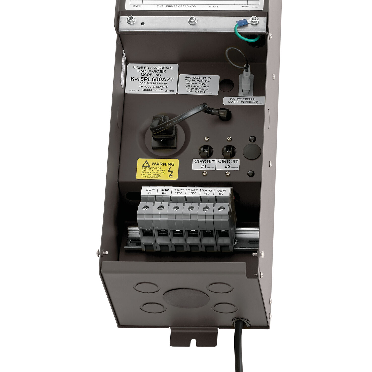 Transformer - Plus Series 120 Textured Architectural Bronze Landscape 12V Transformer