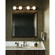 Briar 4 Light 34 inch Brushed Gold Bath Vanity Light Wall Light