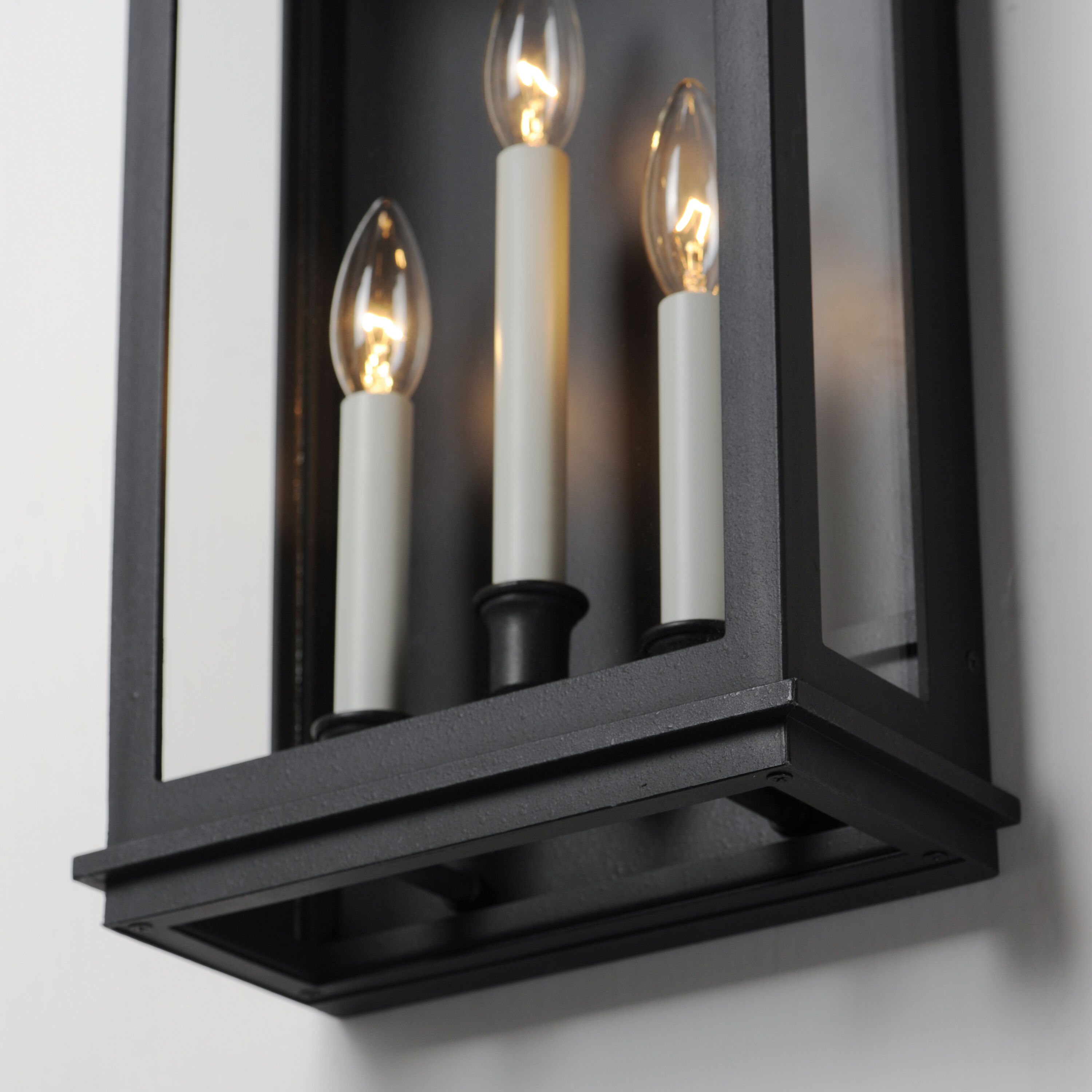 Savannah VX 3 Light 22 inch Black Oxide Outdoor Wall Mount