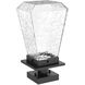 Outdoor Chilled Glass 1 Light 6.80 inch Post Light & Accessory