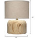 Timber 18 inch 150.00 watt Natural Paulownia Wood Table Lamp Portable Light