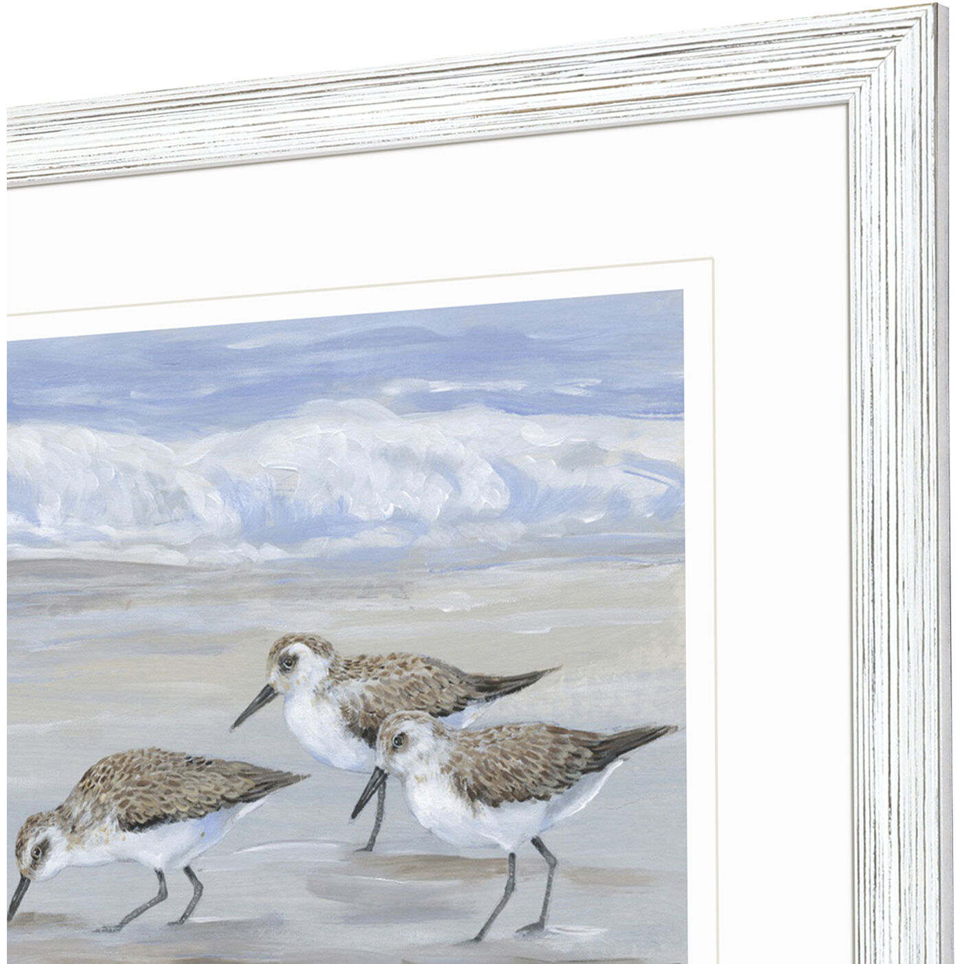 Animals Blue and White Framed Art