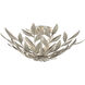 Broche 4 Light 20.75 inch Antique Silver Semi Flush Ceiling Light