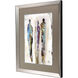 Imprint 15241 Multi and Beige and Black and Blue Framed Art