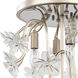 Wildflower 4 Light 19 inch Gold Dust/Artifact Semi-Flush Ceiling Light, Smithsonian Collaboration