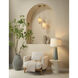 Sculpt 17.75 X 16 inch Cream White Side Table