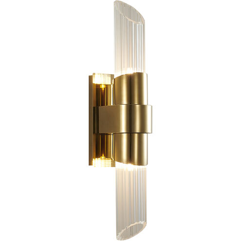 Canada 7.87 inch Gold Wall Sconce Wall Light