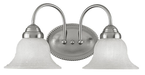 Edgemont 2 Light 17 inch Brushed Nickel Bath Vanity Wall Light