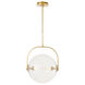 Sean Lavin Fues Line-Voltage Pendant Ceiling Light in Clear Glass