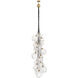 Lisa McDennon Skye 18 Light 39 inch Heritage Brass Chandelier Ceiling Light in Clear, Multi Tier