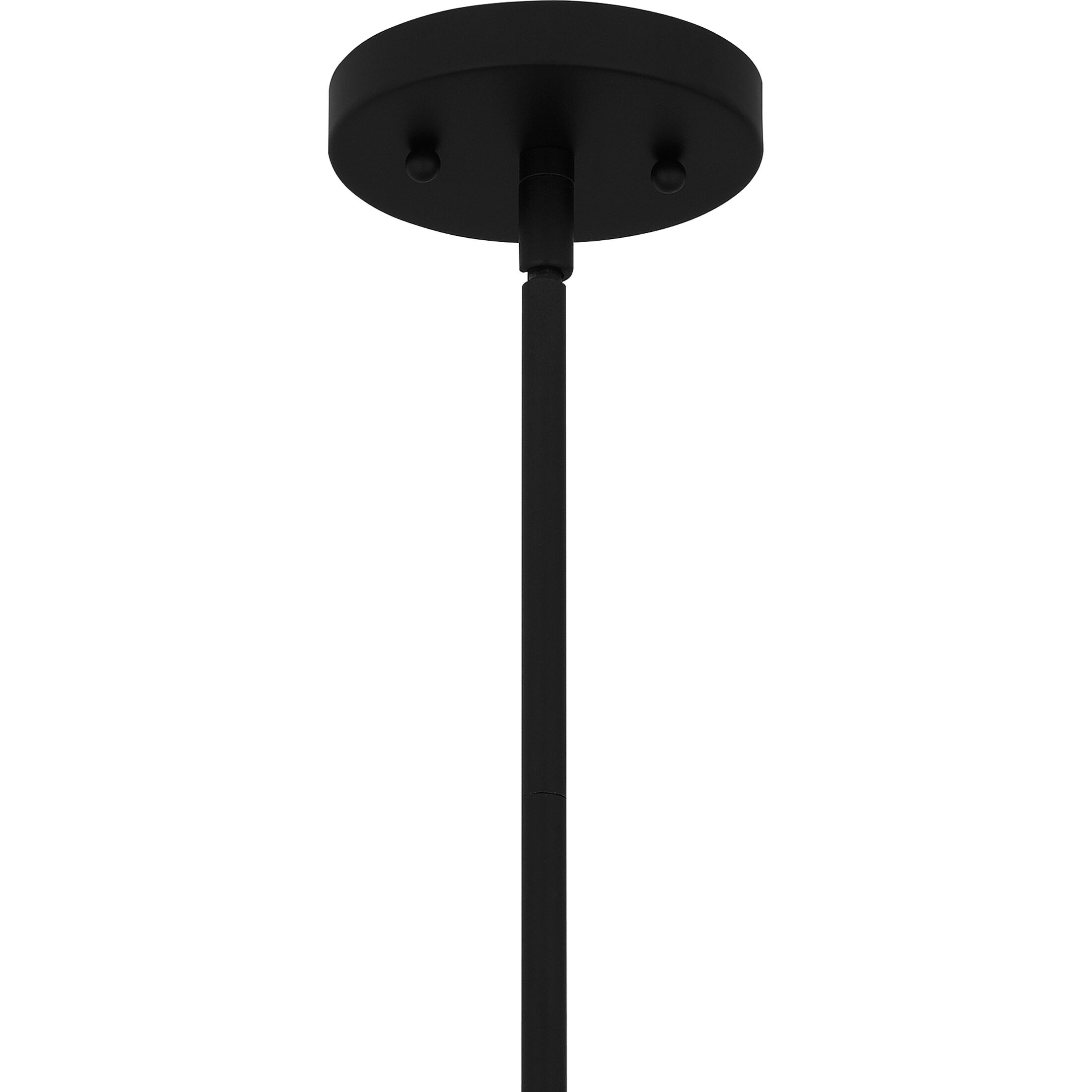 Stetson 1 Light 8 inch Matte Black Mini Pendant Ceiling Light, Small
