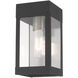 Barrett 1 Light 10 inch Scandinavian Gray Outdoor Wall Lantern