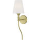 Mairbourne 1 Light 6.5 inch Vintage Brass Indoor Wall Sconce Wall Light