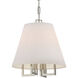 Westwood 4 Light 13.5 inch Polished Nickel Chandelier Ceiling Light