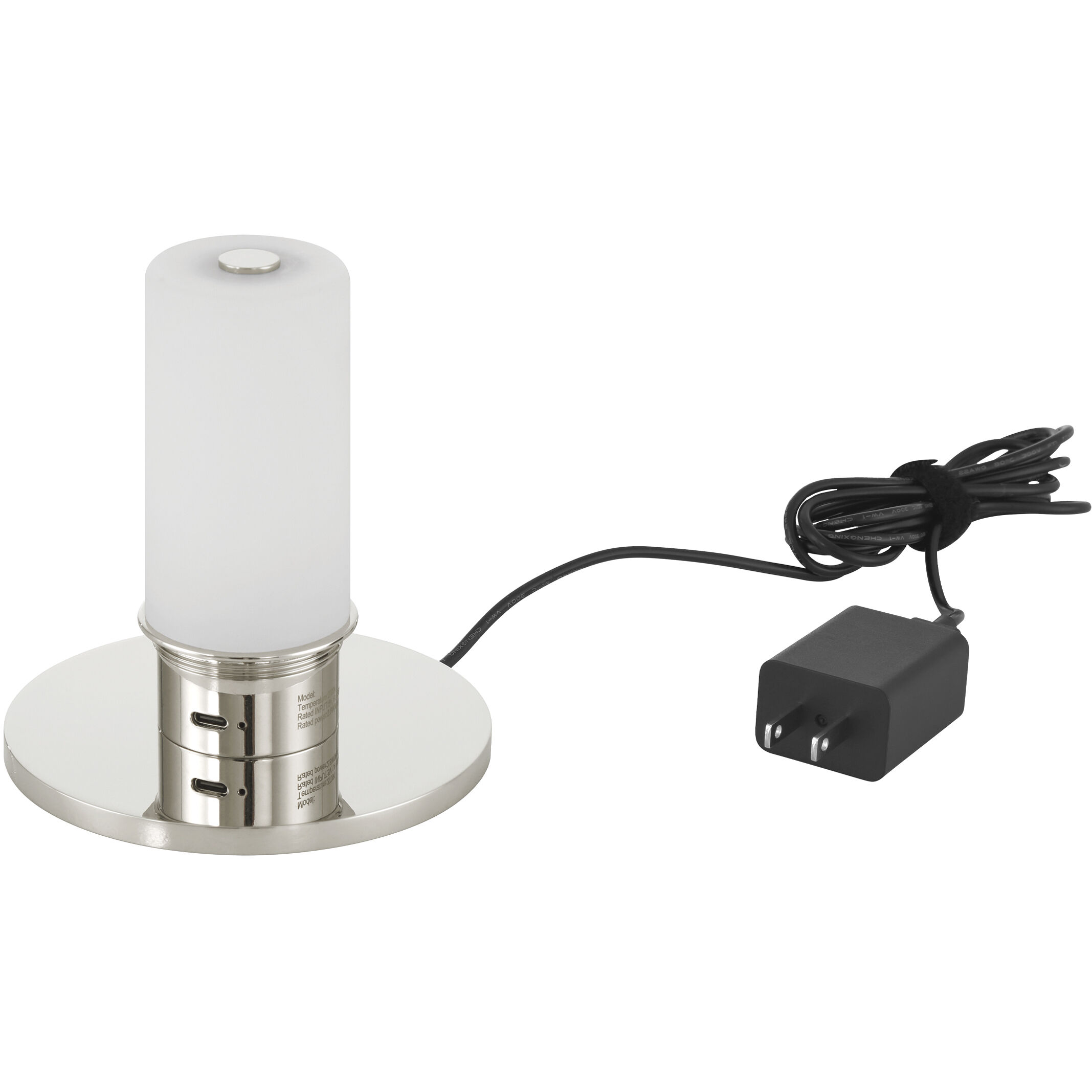 Gadabout 20 inch 2.80 watt Polished Nickel Cordless Table Lamp Portable Light