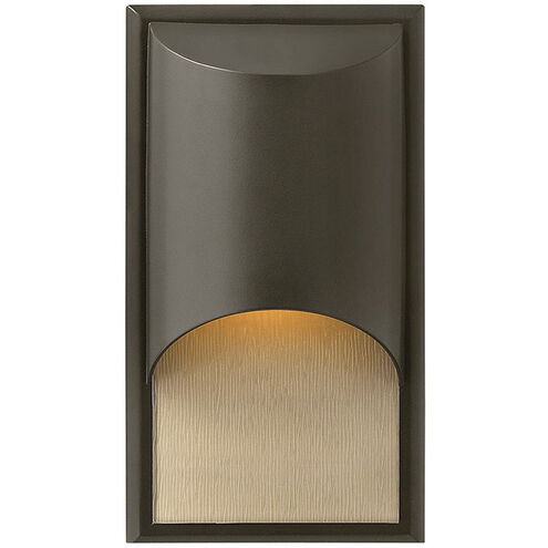 Cascade Outdoor Wall Mount Lantern in Bronze, Small