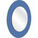 Lapis 34.5 X 34.5 inch Blue with Mirror Wall Mirror