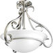 Torino 3 Light 18 inch Brushed Nickel Foyer Pendant Ceiling Light