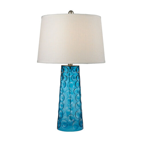 Treasure Coast 27 inch 150 watt Blue Table Lamp Portable Light