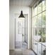 Oliver 1 Light 14.25 inch Black with Heritage Brass Indoor Pendant Ceiling Light