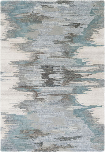 Montclair 36 X 24 inch Teal Rug in 2 x 3, Rectangle