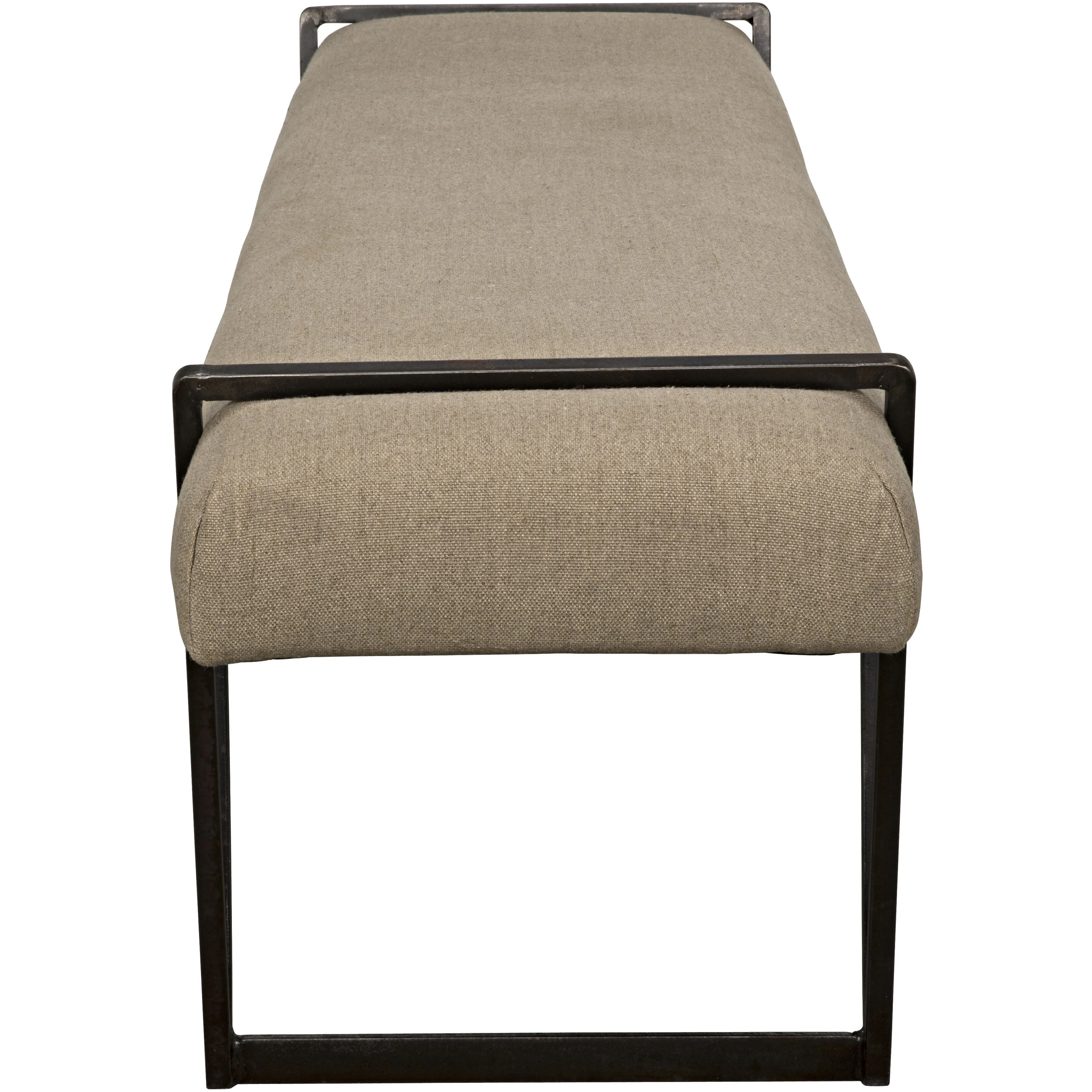 Larkin Matte Black Bench