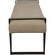 Larkin Matte Black Bench