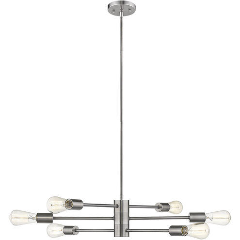 Willsboro 6 Light 26 inch Polished Nickel Pendant Ceiling Light