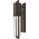 Shelter LED 16 inch Buckeye Bronze Outdoor Wall Mount Lantern