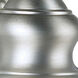 Signature 1 Light 9.5 inch Brushed Nickel Outdoor Wall Light