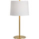 Rexmund 27 inch 100 watt Antique Brass Table Lamp Portable Light, Small