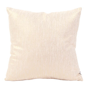 Square 20 inch Glam Snow Pillow, with Down Insert