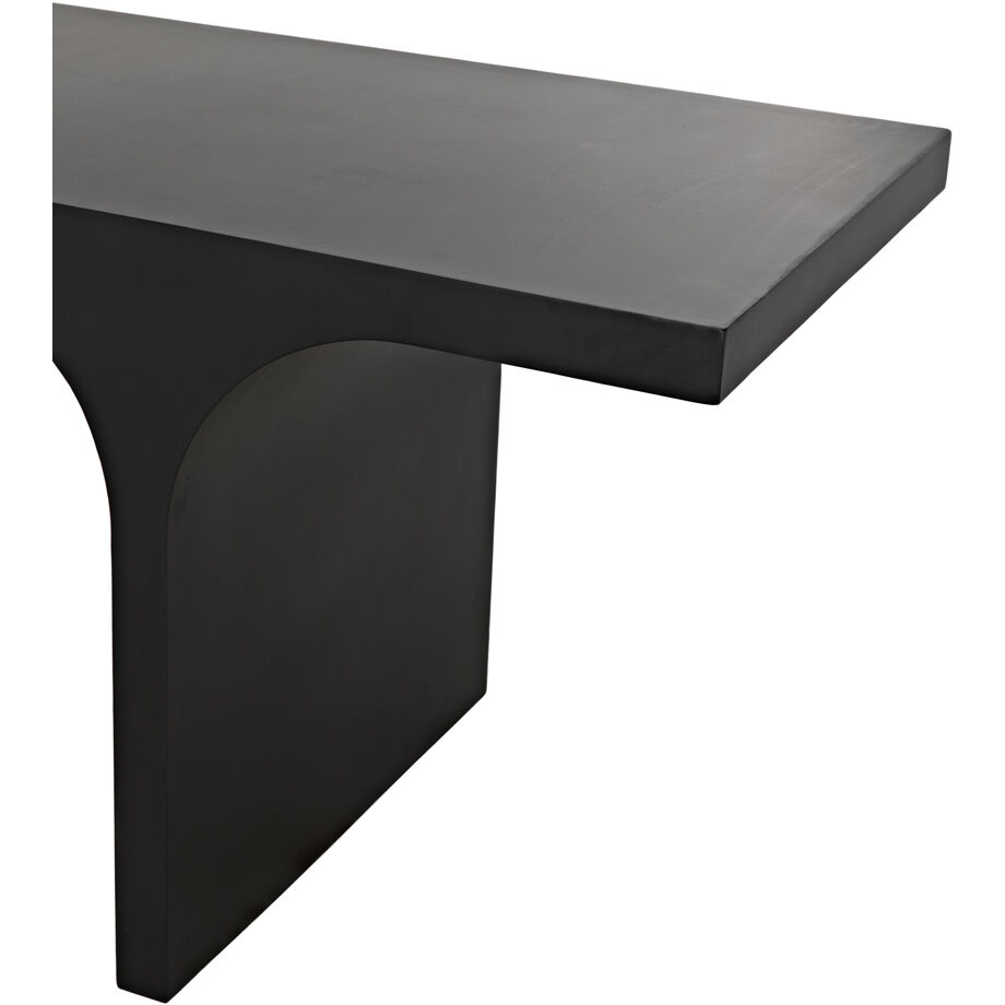 Maximus 66 X 28 inch Matte Black Desk