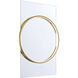 Trails 46 X 30 inch Gold LED Mirror