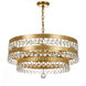 Perla 6 Light 26 inch Antique Gold Chandelier Ceiling Light