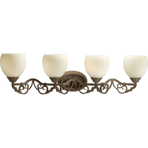 Meeting Street 4 Light 36 inch Roasted Java Bath Vanity Wall Light