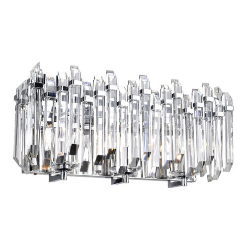 Henrietta 3 Light 21 inch Chrome Wall Light