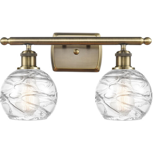 Ballston Small Deco Swirl 2 Light 16.00 inch Bathroom Vanity Light