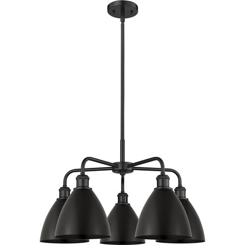 Ballston Dome 5 Light 25.5 inch Matte Black Chandelier Ceiling Light