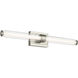 Laurene LED 31 inch Brushed Nickel Linear Bath Bar Wall Light, Large