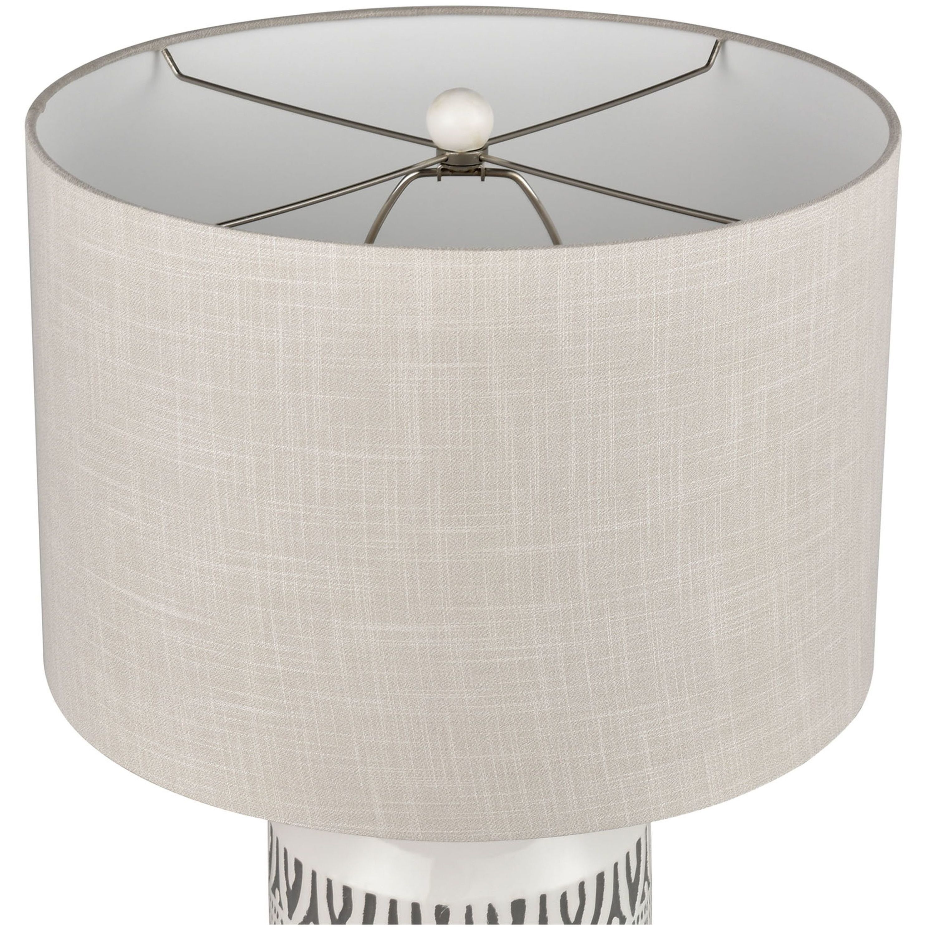 Calabar 29 inch 150 watt White Table Lamp Portable Light, Set of 2