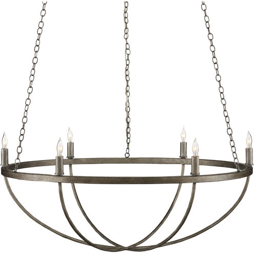 Quillian 6 Light 30.75 inch Light Mole Chandelier Ceiling Light