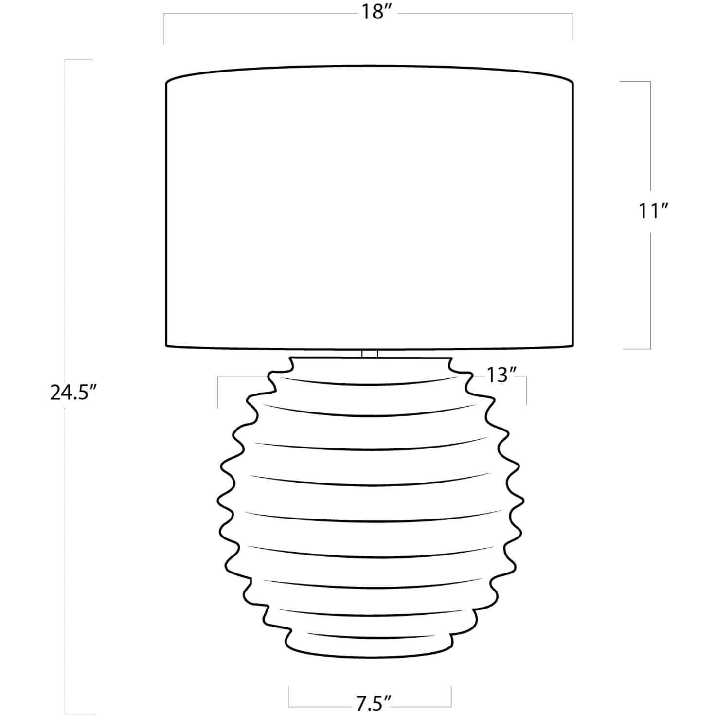Nabu metal table lamp deals