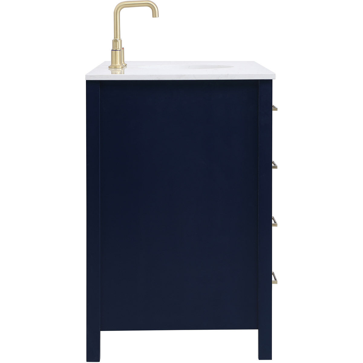 Irene 48 X 22 X 34 inch Blue Vanity Sink Set