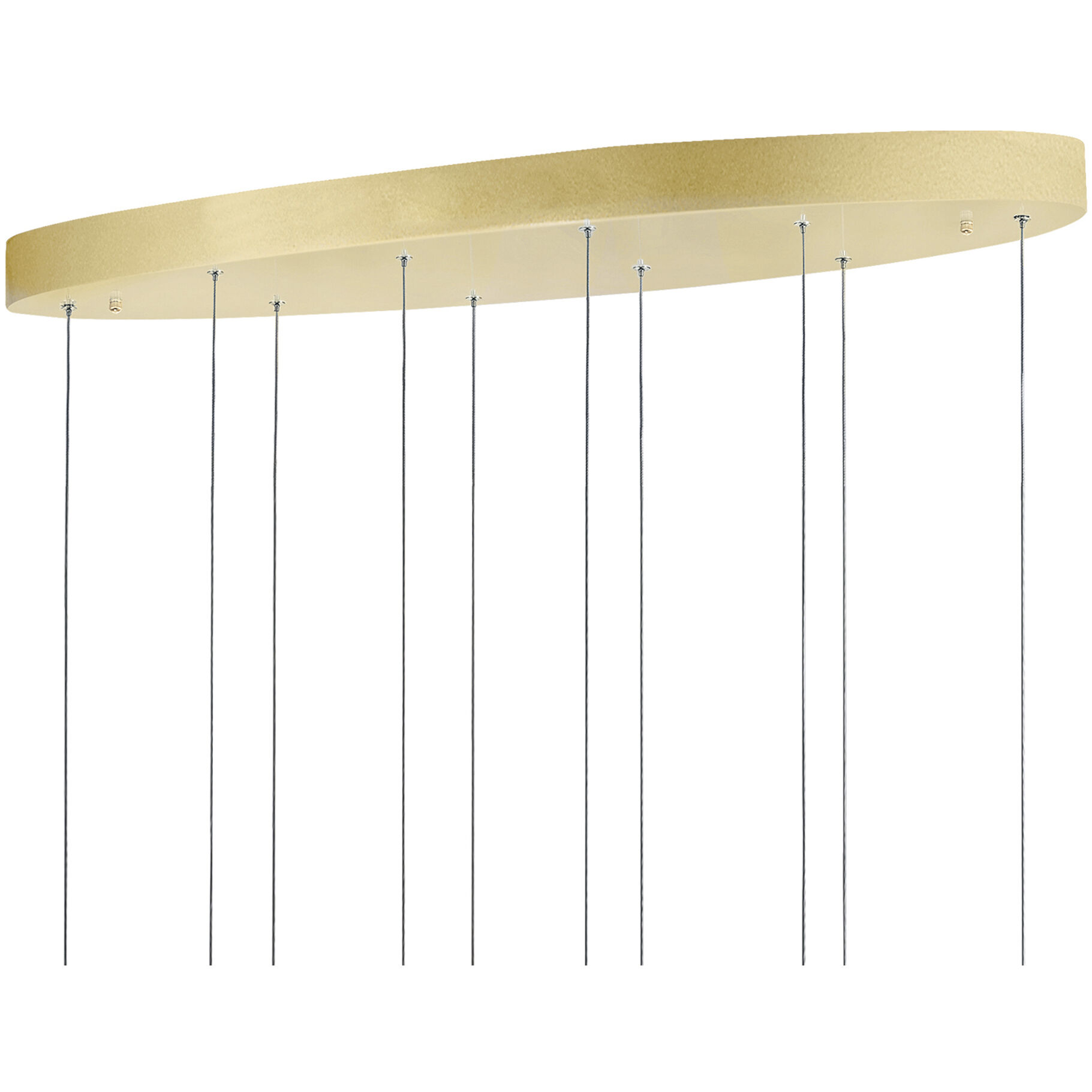 Carolina LED 12 inch Gold Leaf Down Chandelier Ceiling Light