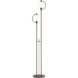 Pluto 68.1 inch 60 watt Bronze Floor Lamp Portable Light in Opal