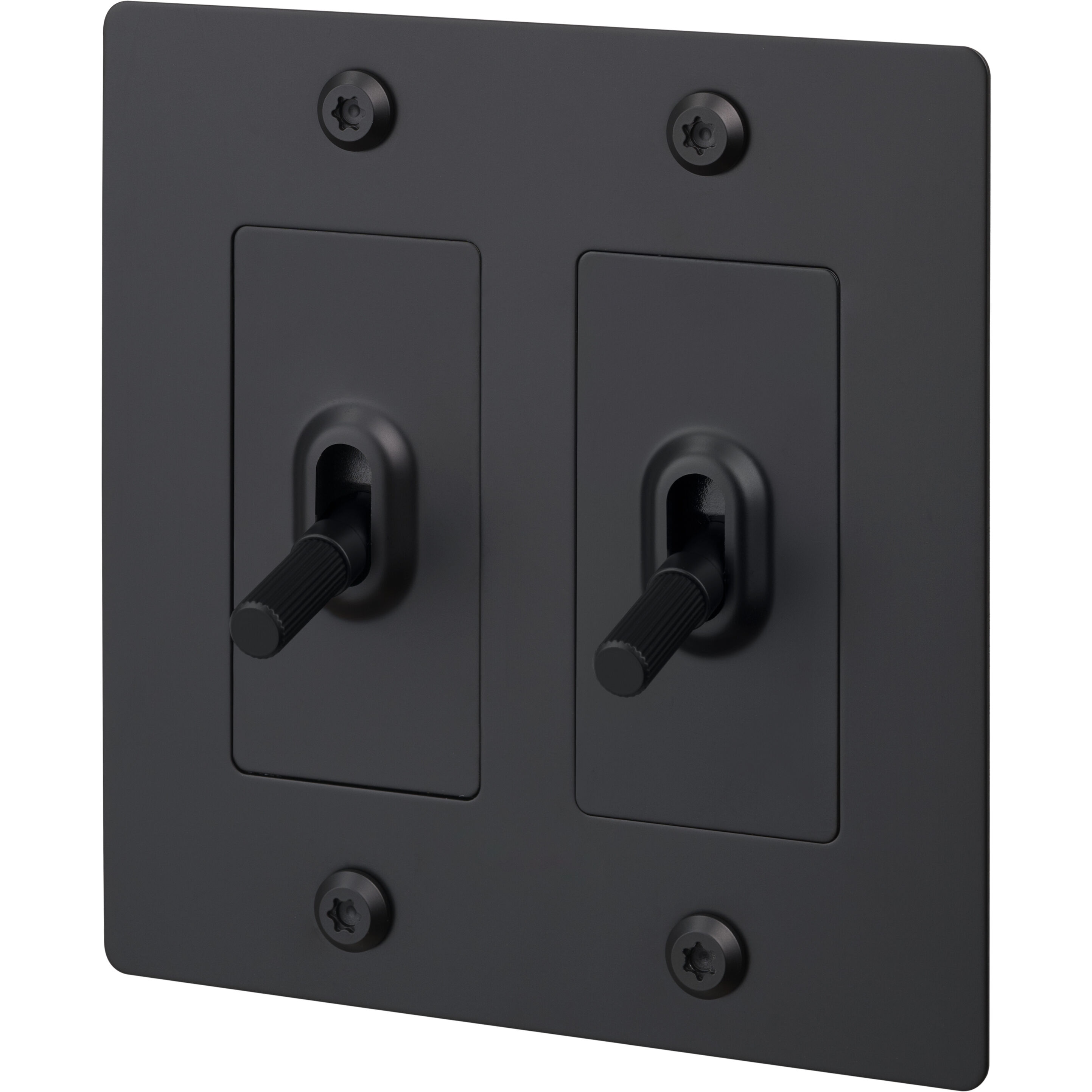 2G Toggle 120-277 Black Light Switch
